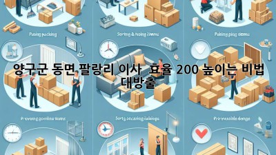 양구군 동면 팔랑리 이사, 📦💨 효율 200% 높이는 비법 대방출!